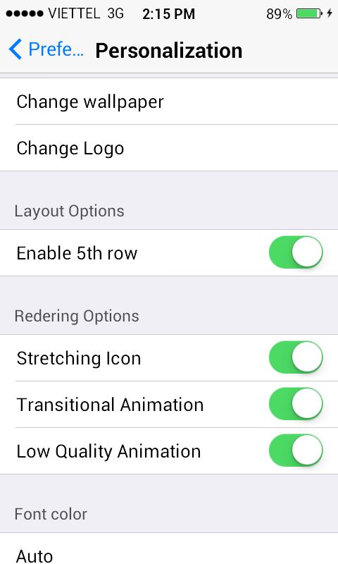 Ken - Giao Diện iLaucher - iOS 7 cho Android
